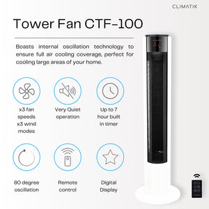 Climatik CTF-100 Tower Fan