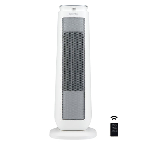 Ceramic PTC Oscillating Tower Heater (White)